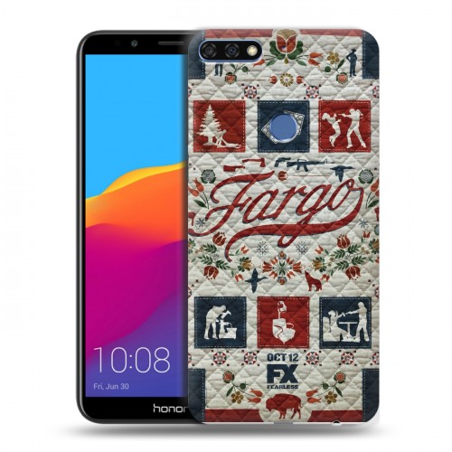 Дизайнерский пластиковый чехол для Huawei Honor 7C Pro Фарго