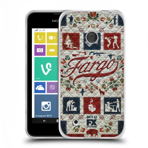 Дизайнерский пластиковый чехол для Nokia Lumia 530 Фарго