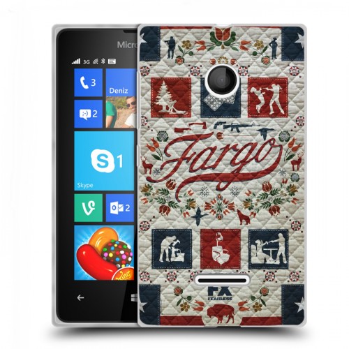 Дизайнерский пластиковый чехол для Microsoft Lumia 435 Фарго