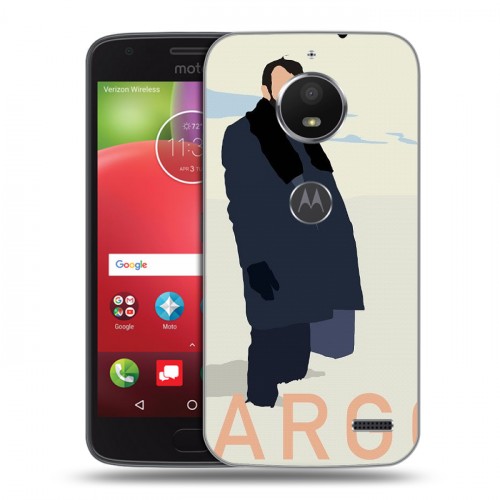 Дизайнерский пластиковый чехол для Motorola Moto E4 Фарго