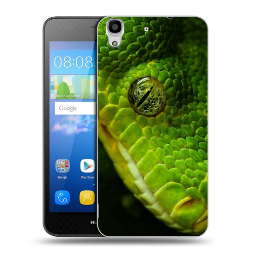 Дизайнерский пластиковый чехол для Huawei Y6 Змеи