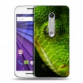 Дизайнерский пластиковый чехол для Lenovo Moto G Змеи