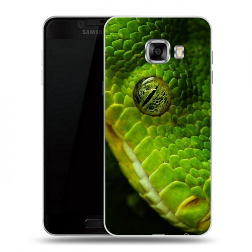Дизайнерский пластиковый чехол для Samsung Galaxy C7 Змеи