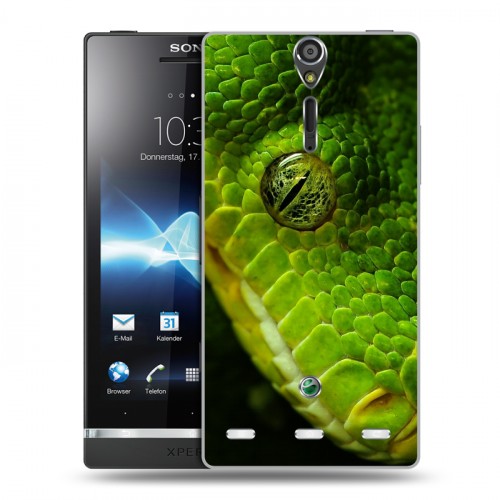 Дизайнерский пластиковый чехол для Sony Xperia S Змеи