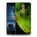 Дизайнерский пластиковый чехол для Nokia 8 Змеи