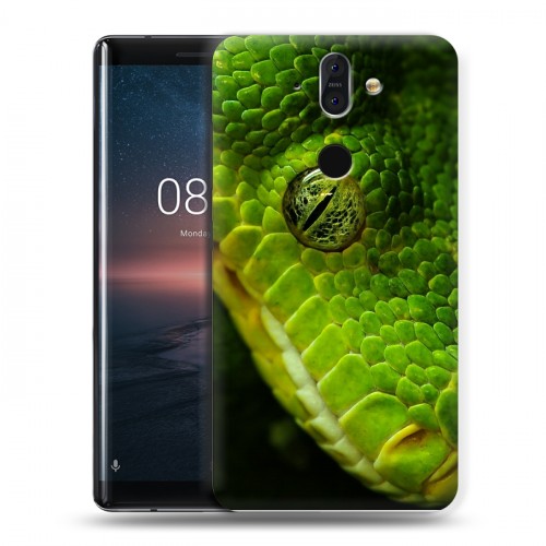 Дизайнерский силиконовый чехол для Nokia 8 Sirocco Змеи