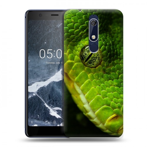 Дизайнерский пластиковый чехол для Nokia 5.1 Змеи