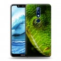 Дизайнерский силиконовый чехол для Nokia 5.1 Plus Змеи