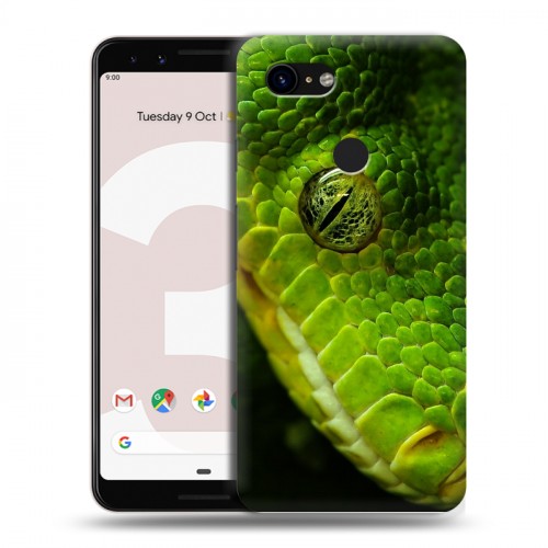 Дизайнерский пластиковый чехол для Google Pixel 3 Змеи