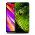 Дизайнерский пластиковый чехол для LG G8 ThinQ Змеи