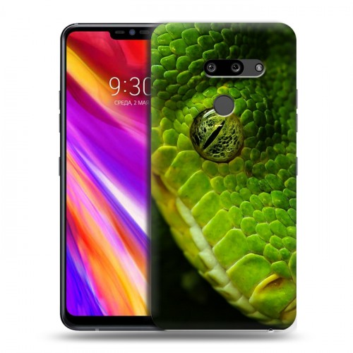 Дизайнерский пластиковый чехол для LG G8 ThinQ Змеи