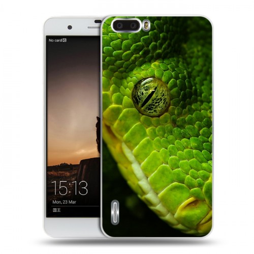 Дизайнерский пластиковый чехол для Huawei Honor 6 Plus Змеи