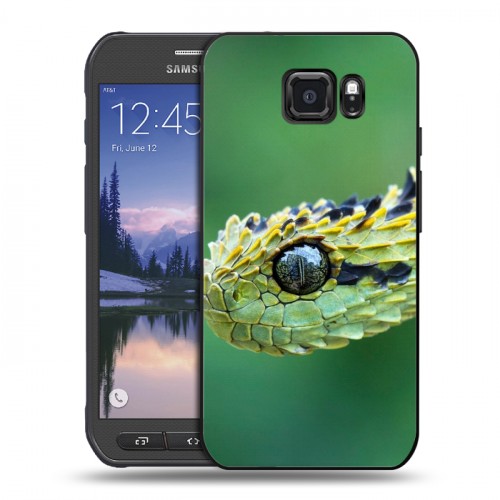 Дизайнерский пластиковый чехол для Samsung Galaxy S6 Active Змеи