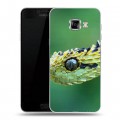 Дизайнерский пластиковый чехол для Samsung Galaxy C7 Змеи