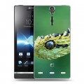 Дизайнерский пластиковый чехол для Sony Xperia S Змеи