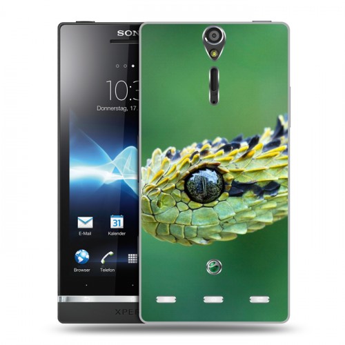 Дизайнерский пластиковый чехол для Sony Xperia S Змеи