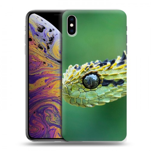 Дизайнерский силиконовый чехол для Iphone Xs Max Змеи