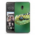 Дизайнерский пластиковый чехол для HTC Desire 700 Змеи