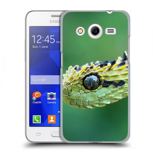 Дизайнерский пластиковый чехол для Samsung Galaxy Core 2 Змеи