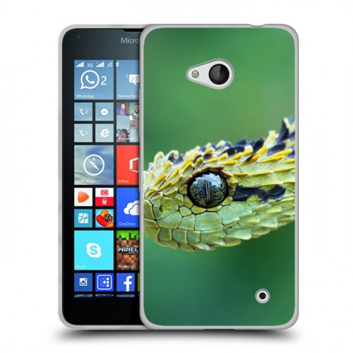 Дизайнерский пластиковый чехол для Microsoft Lumia 640 Змеи