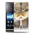 Дизайнерский пластиковый чехол для Sony Xperia S Змеи