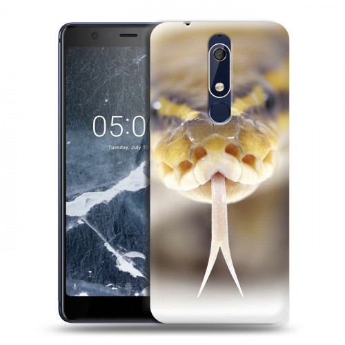 Дизайнерский пластиковый чехол для Nokia 5.1 Змеи