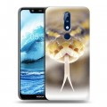 Дизайнерский силиконовый чехол для Nokia 5.1 Plus Змеи