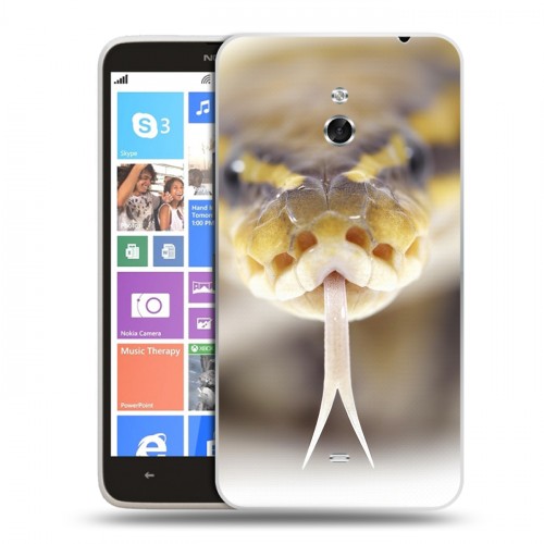 Дизайнерский пластиковый чехол для Nokia Lumia 1320 Змеи