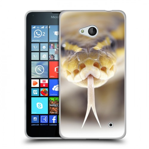 Дизайнерский пластиковый чехол для Microsoft Lumia 640 Змеи