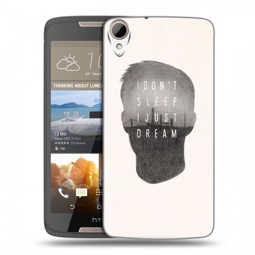 Дизайнерский пластиковый чехол для HTC Desire 828 Настоящий детектив