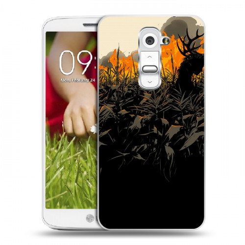 Дизайнерский пластиковый чехол для LG Optimus G2 mini Настоящий детектив