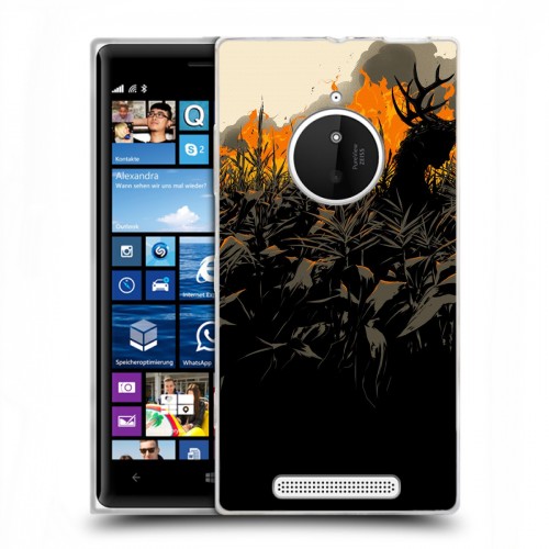 Дизайнерский пластиковый чехол для Nokia Lumia 830 Настоящий детектив
