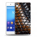 Дизайнерский пластиковый чехол для Sony Xperia Z3+ Змеи