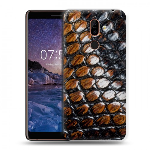 Дизайнерский пластиковый чехол для Nokia 7 Plus Змеи