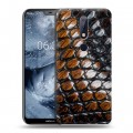 Дизайнерский силиконовый чехол для Nokia 6.1 Plus Змеи