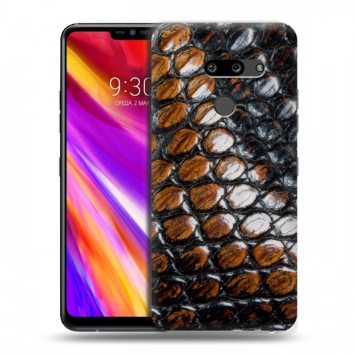 Дизайнерский пластиковый чехол для LG G8 ThinQ Змеи