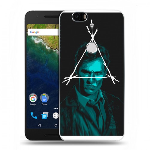 Дизайнерский силиконовый чехол для Google Huawei Nexus 6P Настоящий детектив