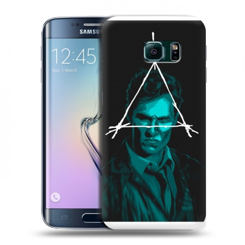 Дизайнерский пластиковый чехол для Samsung Galaxy S6 Edge Настоящий детектив