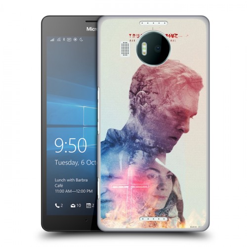 Дизайнерский пластиковый чехол для Microsoft Lumia 950 XL Настоящий детектив
