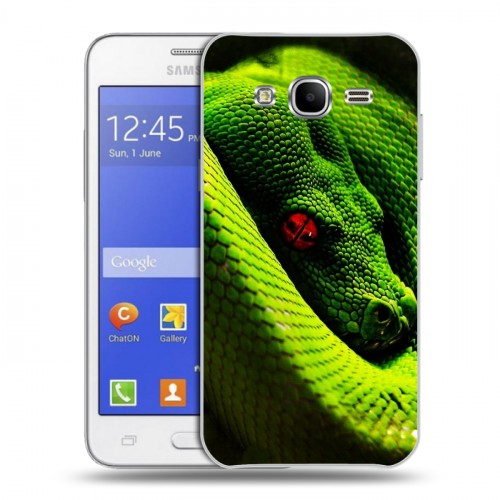 Дизайнерский пластиковый чехол для Samsung Galaxy J7 Змеи