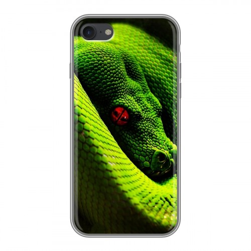 Дизайнерский силиконовый с усиленными углами чехол для Iphone 7 Змеи