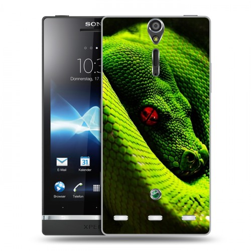 Дизайнерский пластиковый чехол для Sony Xperia S Змеи