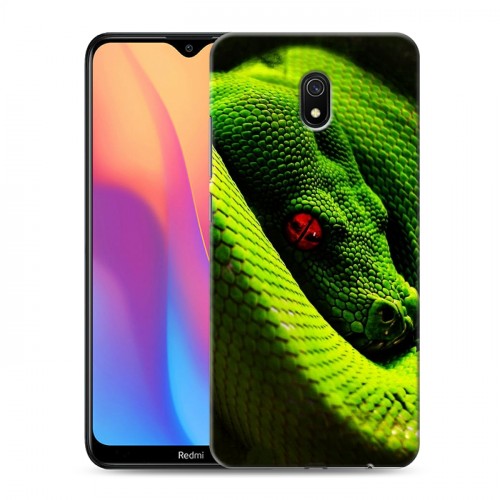 Дизайнерский силиконовый с усиленными углами чехол для Xiaomi RedMi 8A Змеи