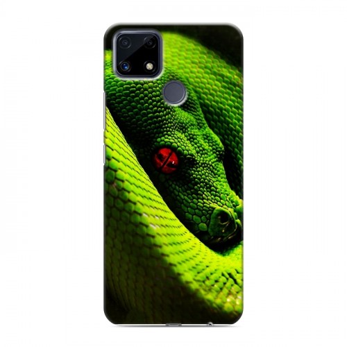 Дизайнерский силиконовый чехол для Realme C25 Змеи