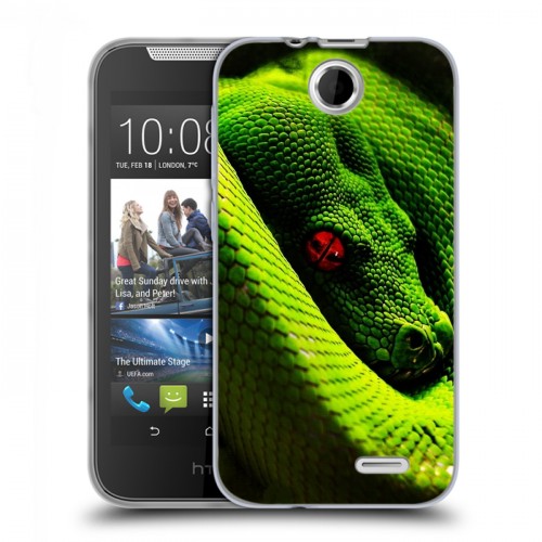 Дизайнерский силиконовый чехол для HTC Desire 310 Змеи