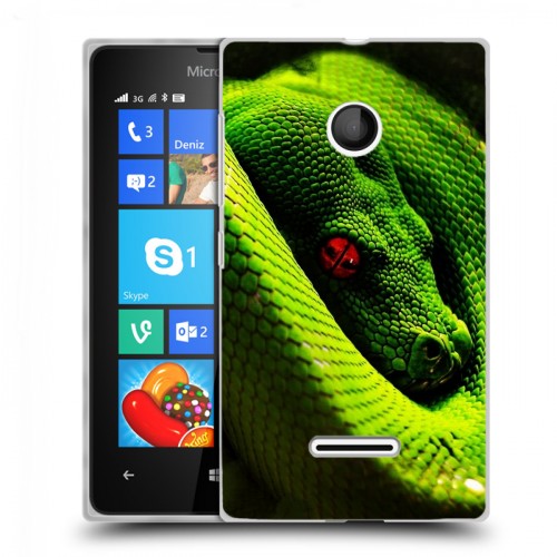 Дизайнерский пластиковый чехол для Microsoft Lumia 435 Змеи