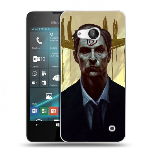 Дизайнерский пластиковый чехол для Microsoft Lumia 550 Настоящий детектив