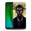 Дизайнерский пластиковый чехол для Motorola Moto G7 Настоящий детектив