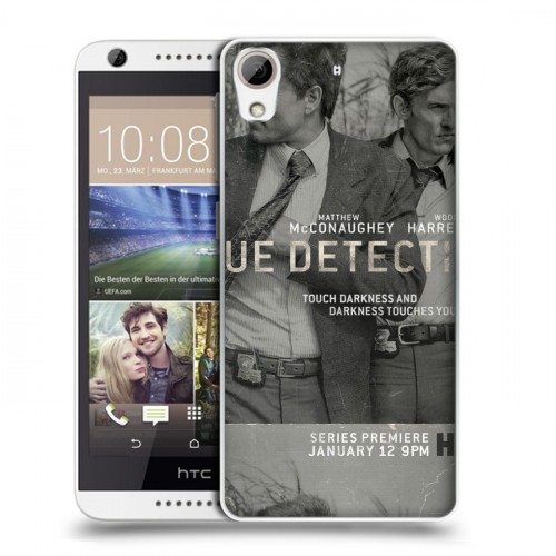 Дизайнерский пластиковый чехол для HTC Desire 626 Настоящий детектив