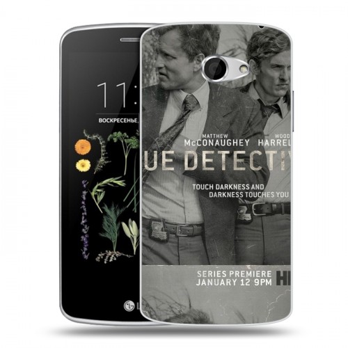 Дизайнерский силиконовый чехол для LG K5 Настоящий детектив